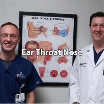 Ear, Throat & Nose Doctors with Medical Chart