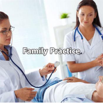 Family Practice Doctor Treating Patient in Doctor's Office